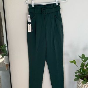 Emerald Babaton Belted Trouser-Aritzia